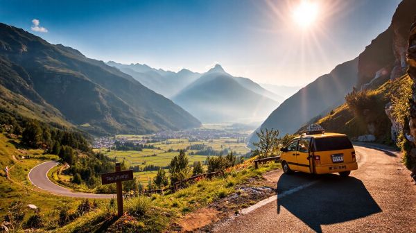 Meilleures options de taxi à Annecy pour se rendre à la Clusaz